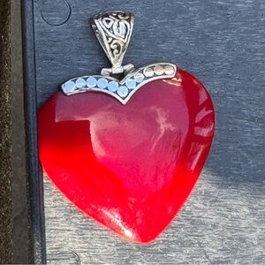 925 Samuel Benham Heart Pendant